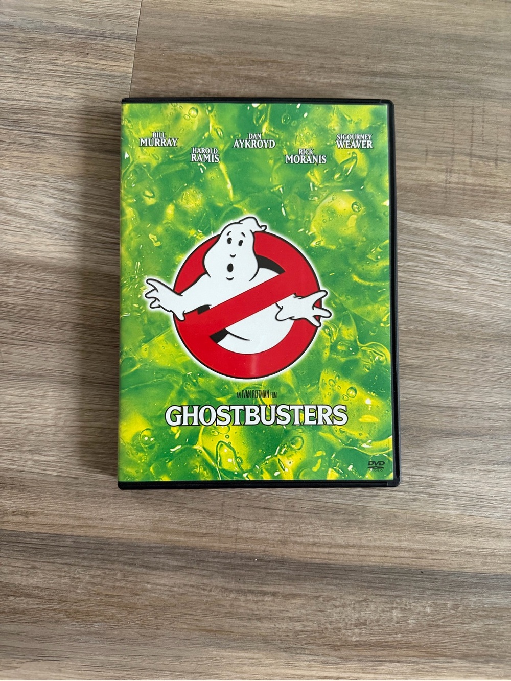 Ghostbusters DVD with Iconic Logo - Green Cover